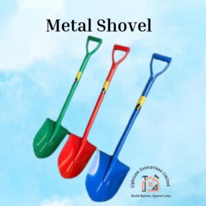 Heavy-Duty Metal Shovel (Spade) – For Construction & Farming
