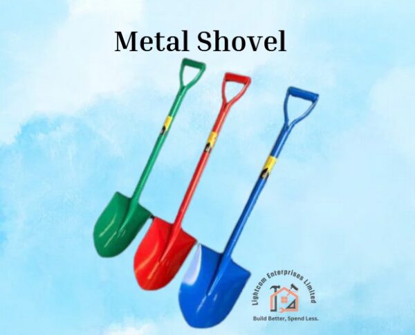 Heavy-Duty Metal Shovel (Spade) – For Construction & Farming