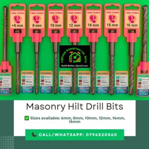 Masonry Hilt Drill Bits