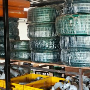 Green Braided Hose Pipes