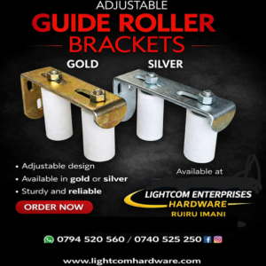 Adjustable Heavy Duty Guide Roller Brackets